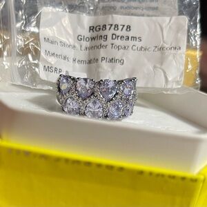 Bomb Party SIZE 7 Lavender Topaz Ring